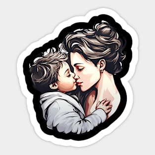 A mother's love is the foundation Sticker